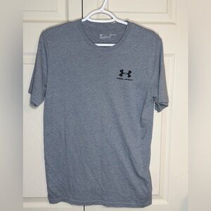 Under Armour Men's small Heather Gray Short Sleeve T-shirt